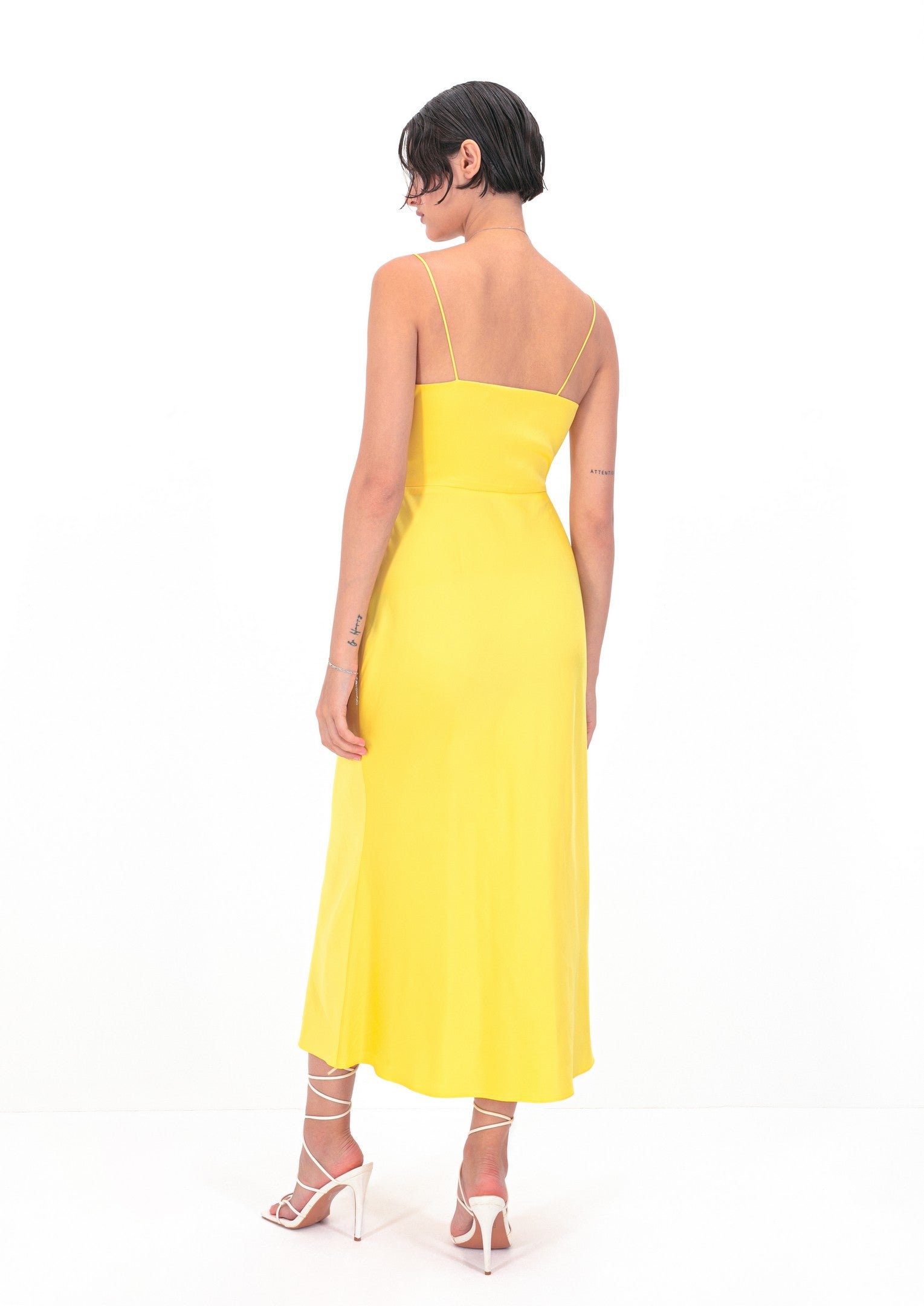 Model in Cassiopeia dress back view