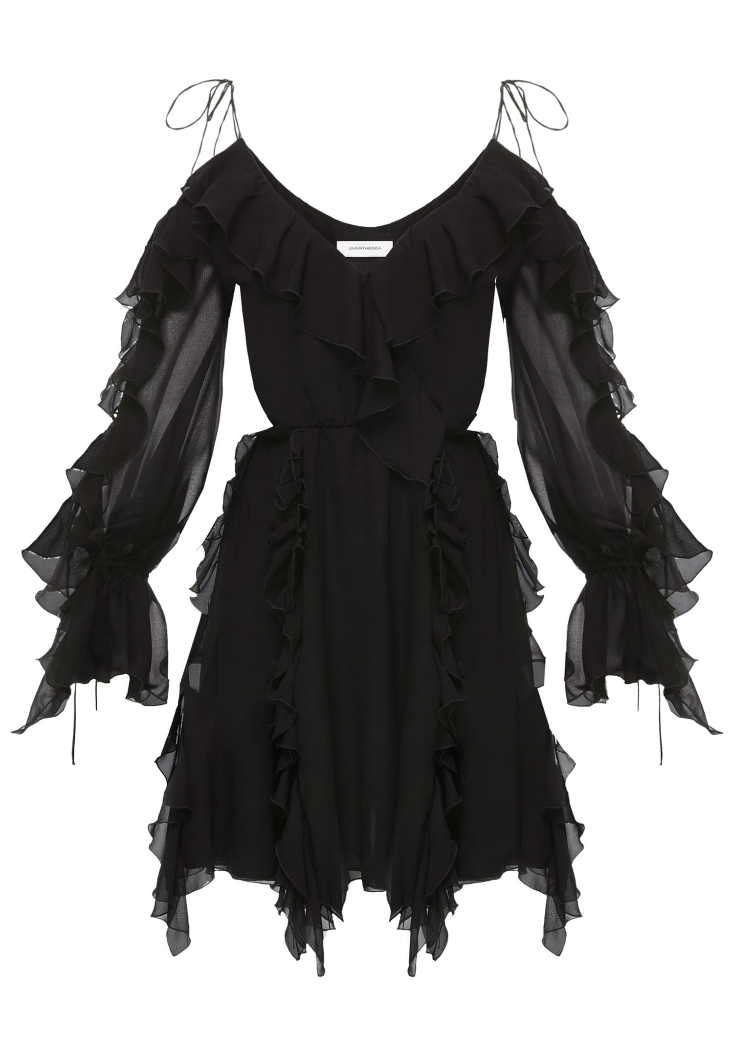 Morning Forest mini dress front view