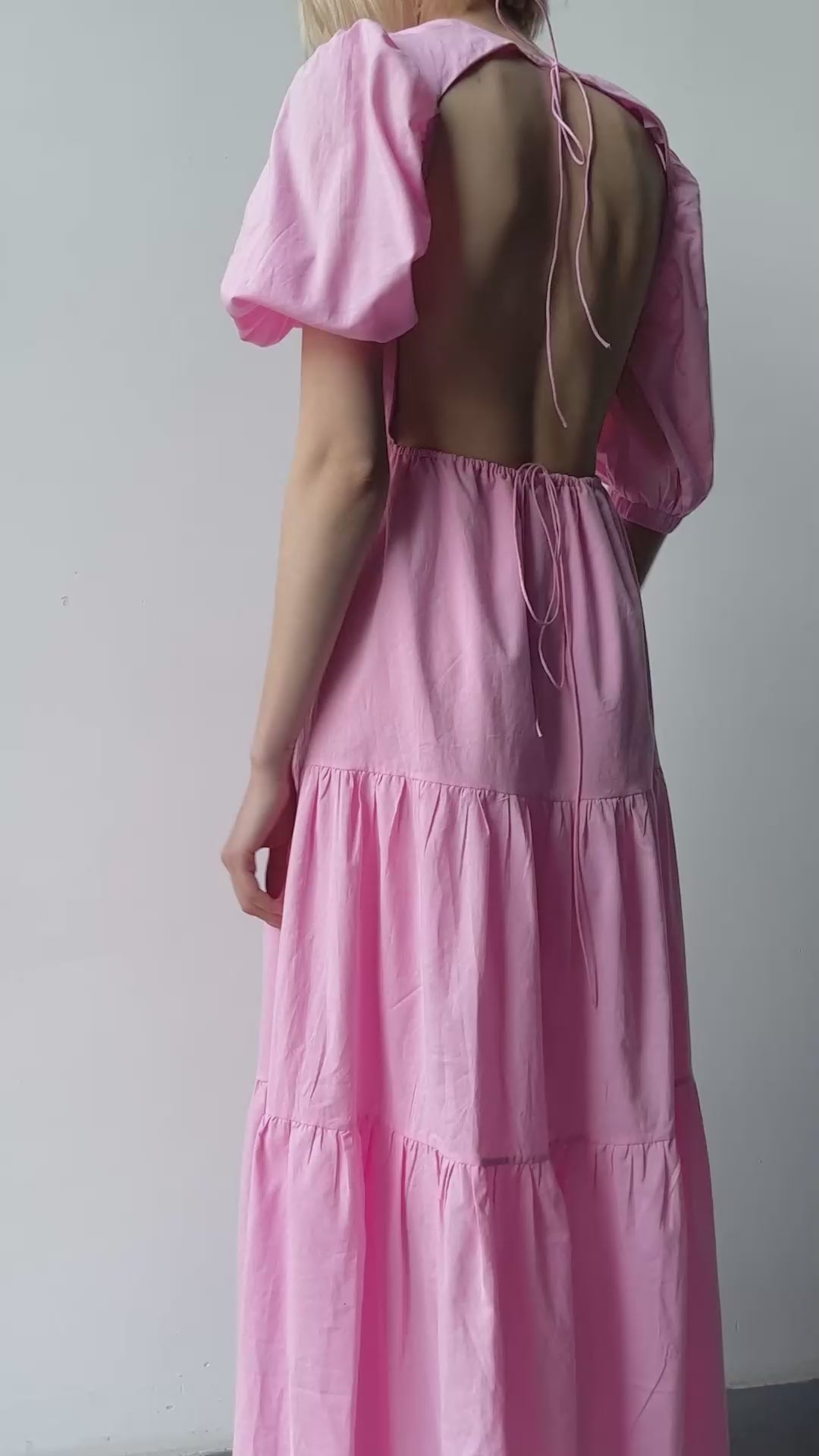 Model in Eyes Full of Light dress video